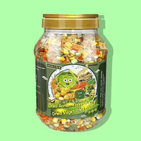 9-Veggie Toppings for Ramen, 16oz All Natural Vegetable Instant Ramen Toppings, Dehydrated Veggies for Noodles, Soups, Camping, and Emergency Food, No Additives, 1 LB Canister