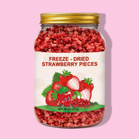 7oz Whole Freeze-Dried Strawberries - Dried Strawberry Snacks, Crispy Dehydrated Fruit Snack for Yogurt, Oatmeal, Cereal, Smoothies, Baking