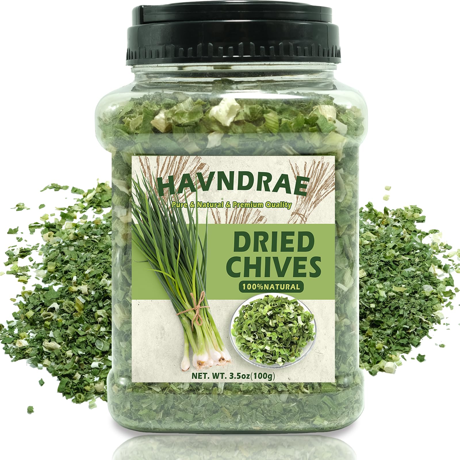 3.53oz Dehydrated Chives Flakes | Soup & Stir-Fry Spice - SEAYOFA